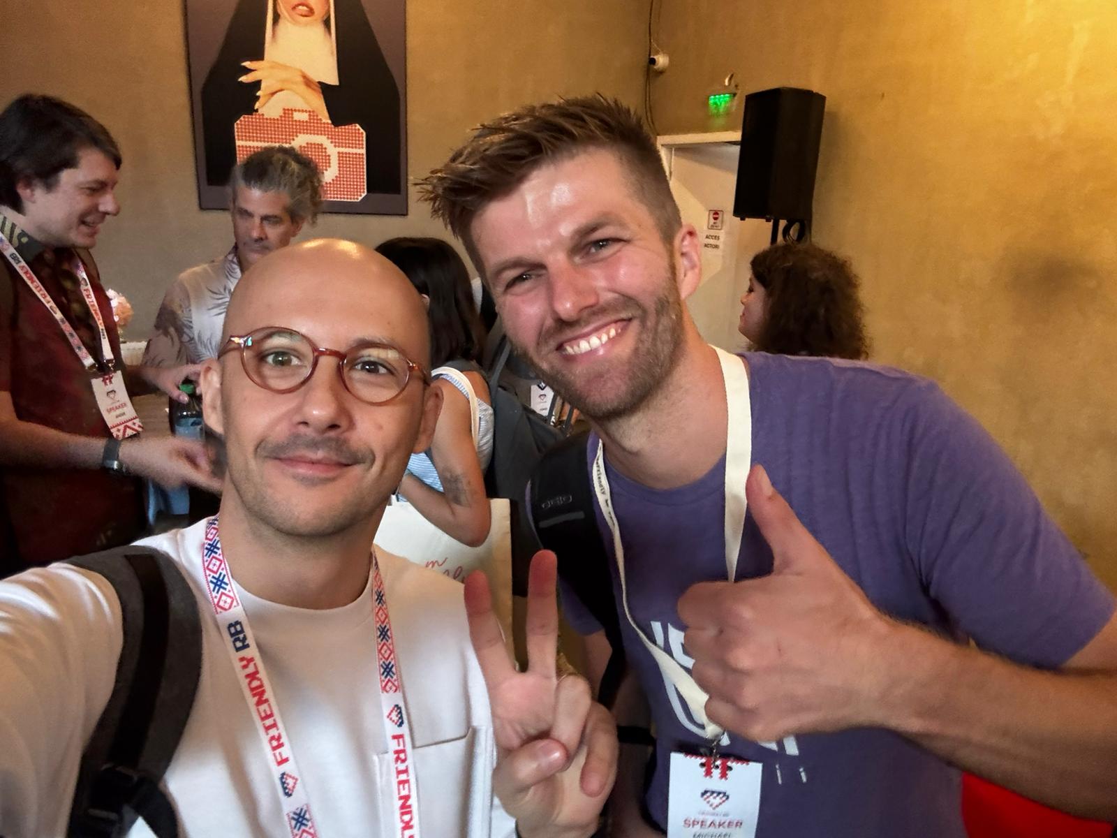 With Onur at Friendly.rb