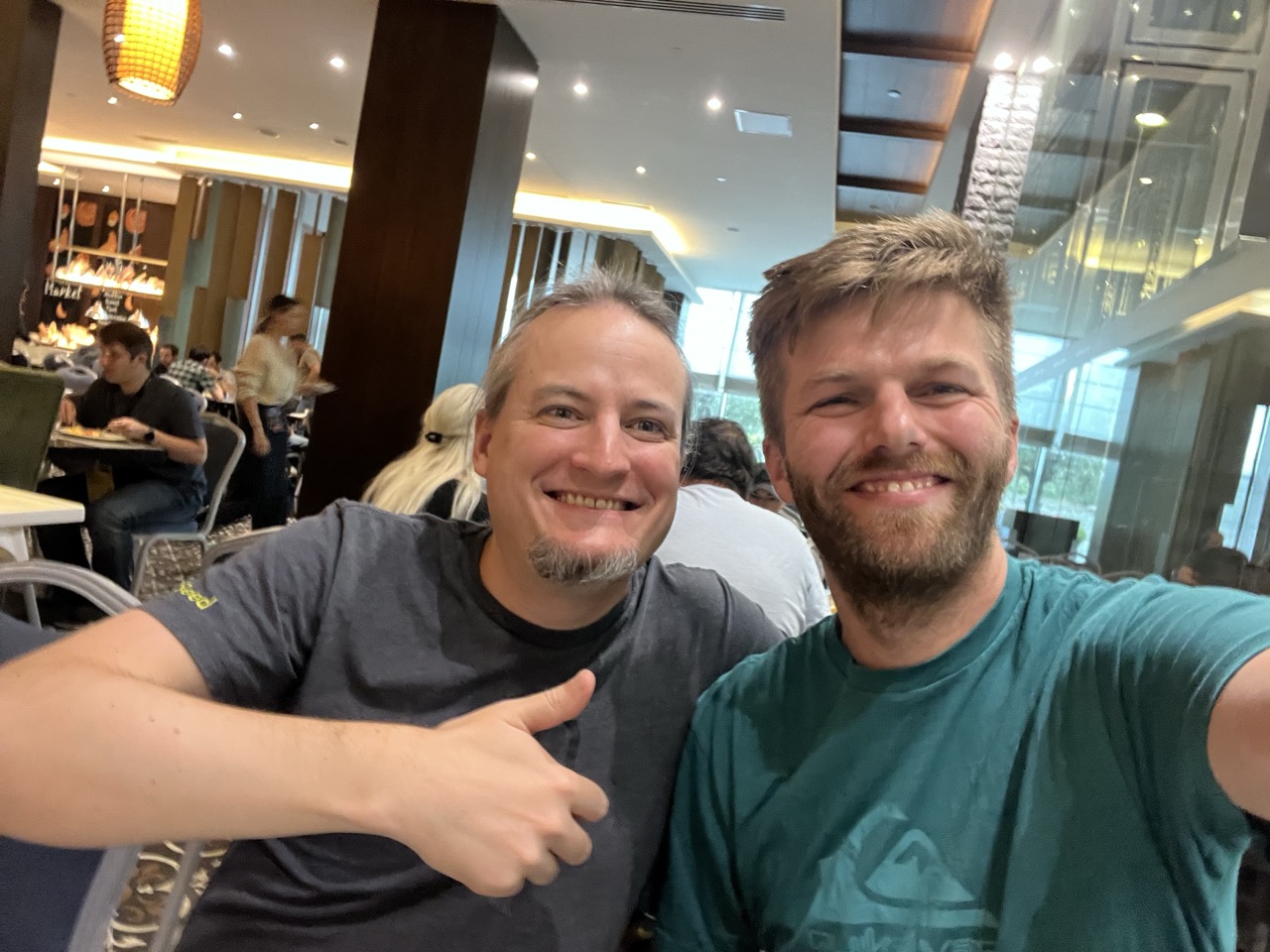 Breakfast with Benedikt at Microconf